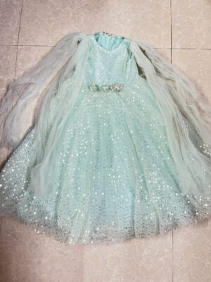 secondhand party wear gown for baby girl