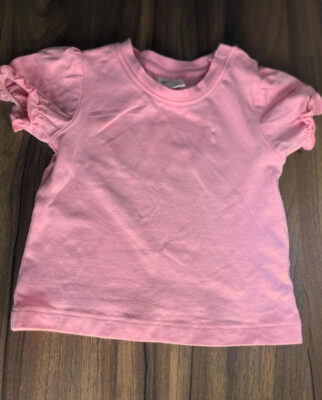 thrifted pink top for baby girl