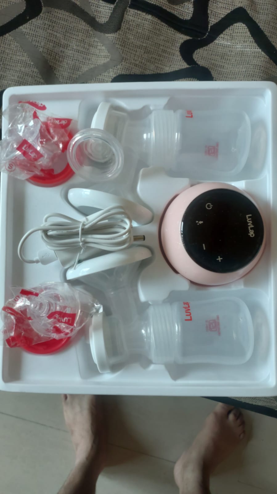 preowned thrift baby LuvLap Adore Double Electric Breast Pump