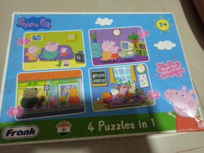 Like New 4 in 1 Peppa Pig Puzzle