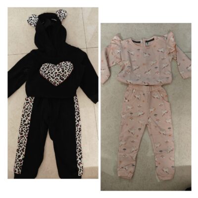 preowned 2 girls co ord sets (1-3 years)