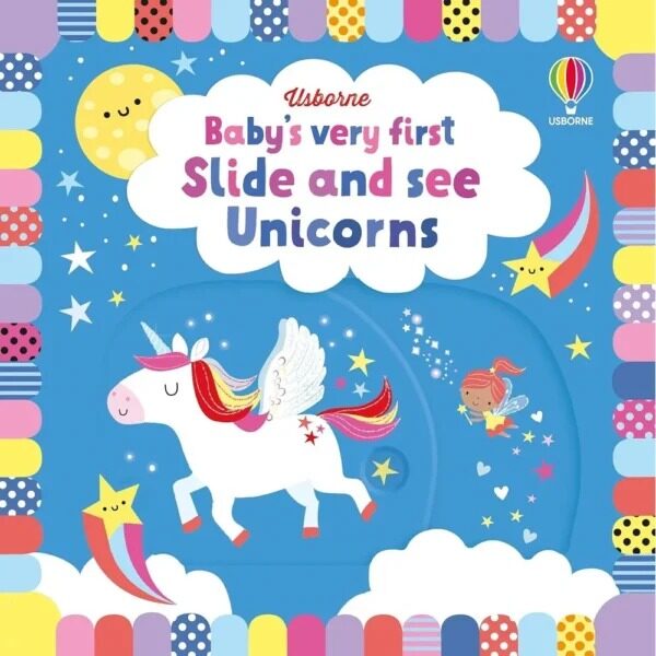 Usborne Baby's very first Slide and see Unicorns Book