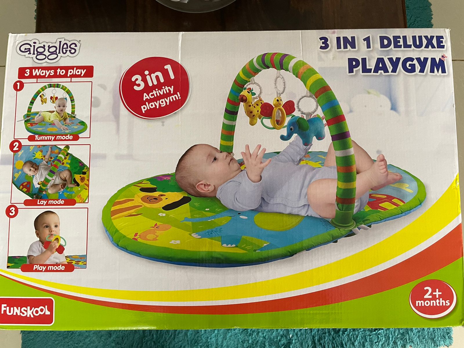 NEW Funskool 3 in 1 baby play mat