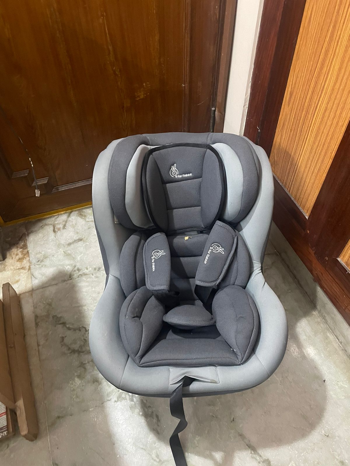 secondhand but unused R for rabbit jack n jill grand convertible baby car seat