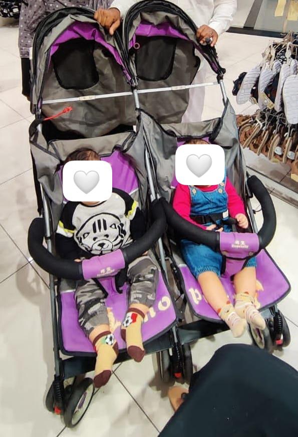 secondhand Twin baby stroller