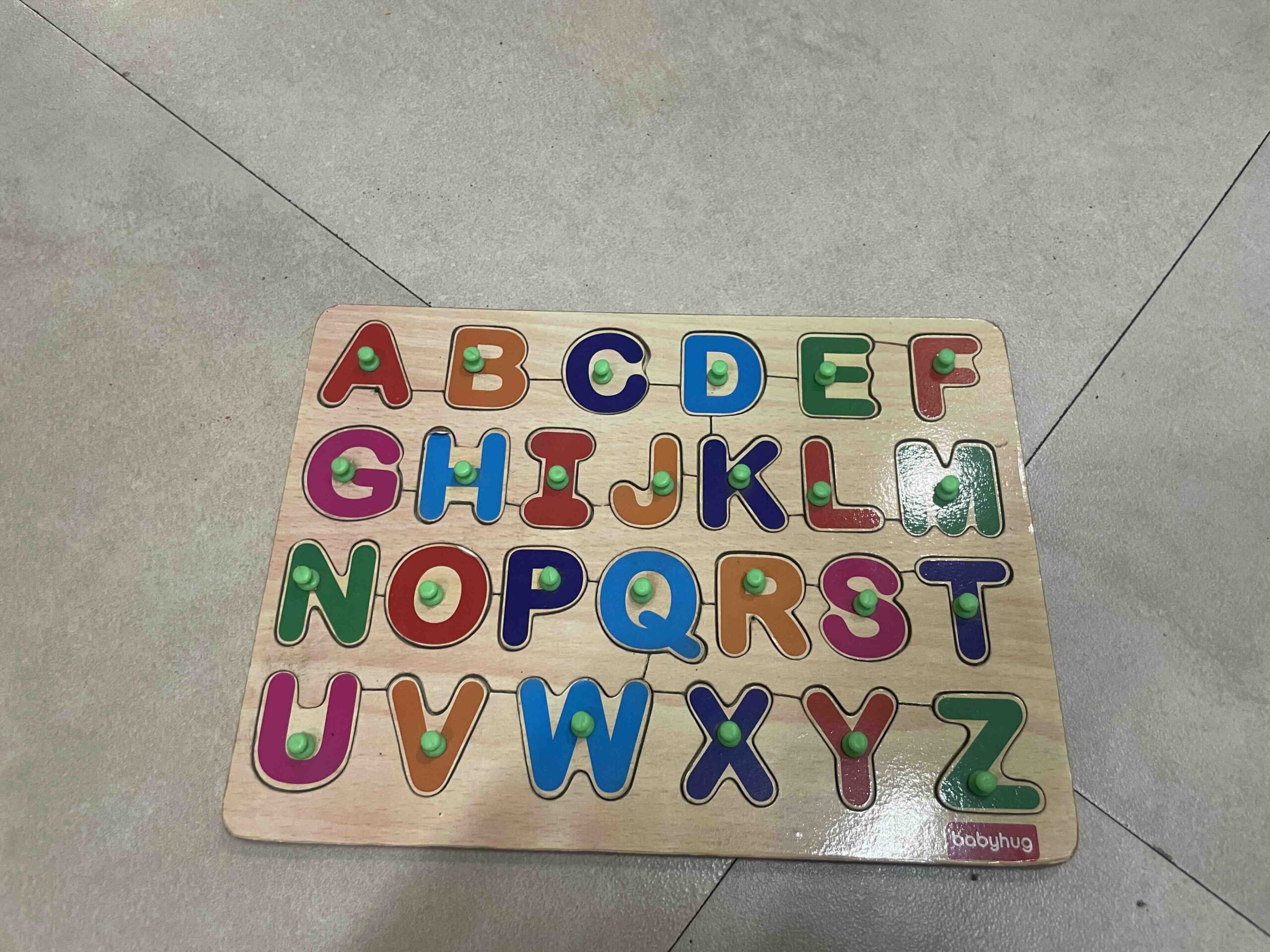 baby hug alphabet puzzle