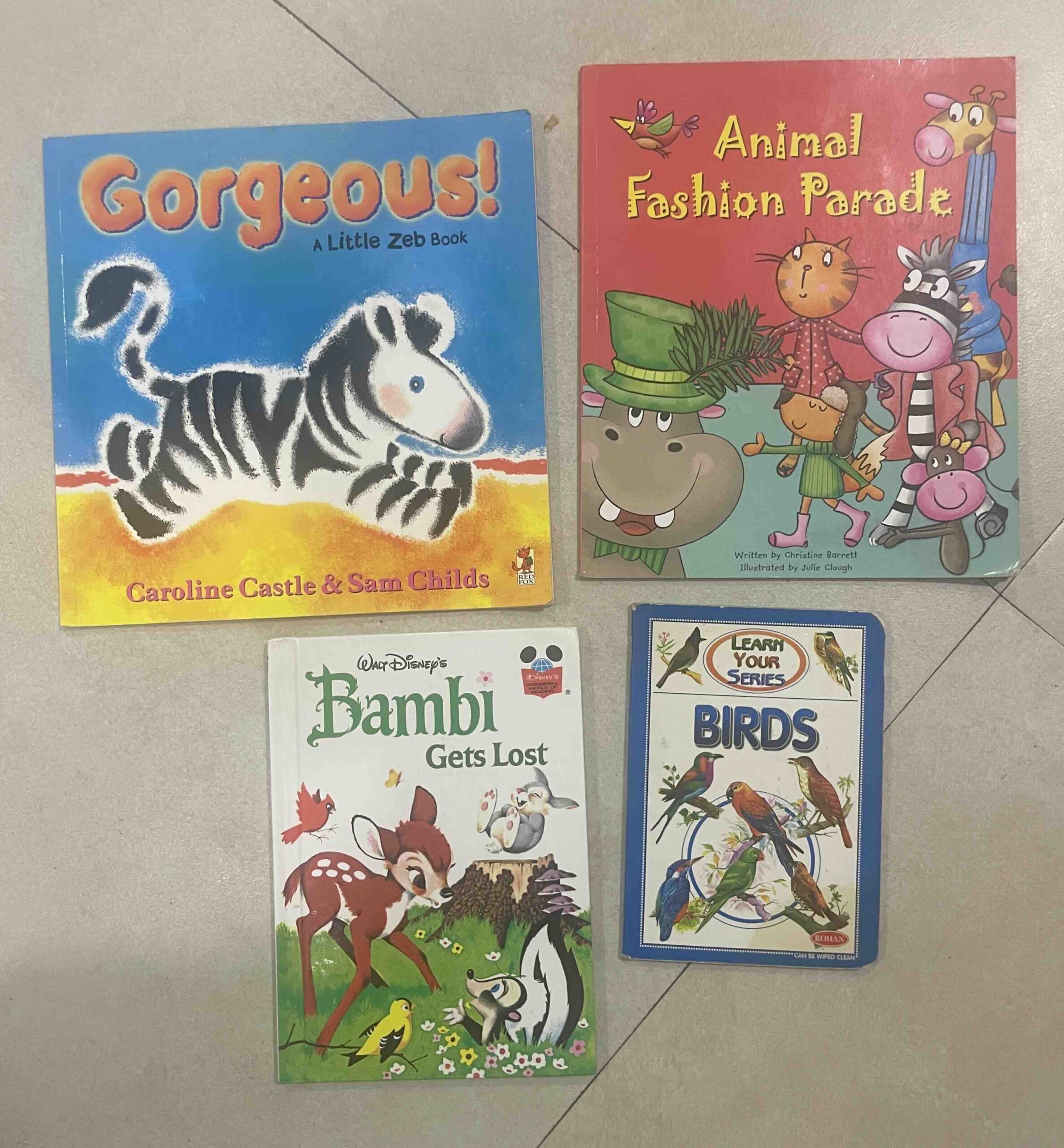 second hand animal and bird books for kids