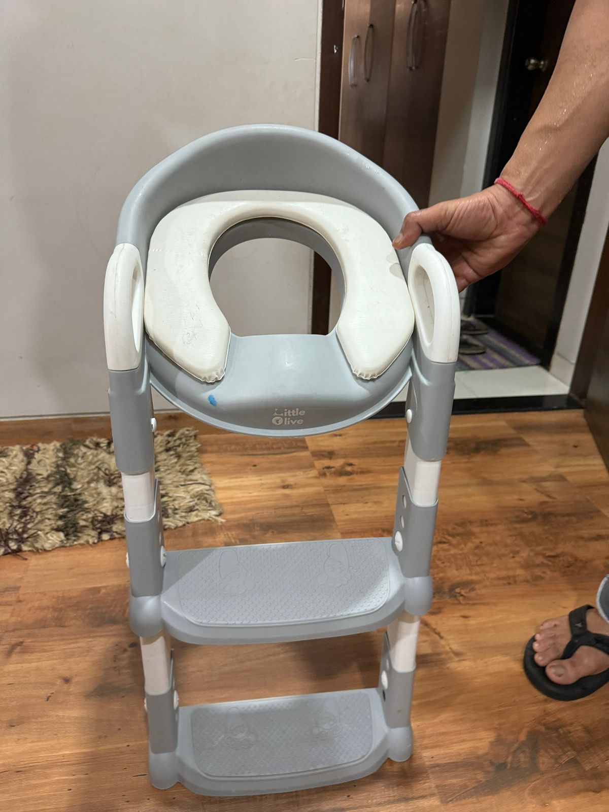 secondhand little olive potty seat with stepping ladder ( Mumbai )