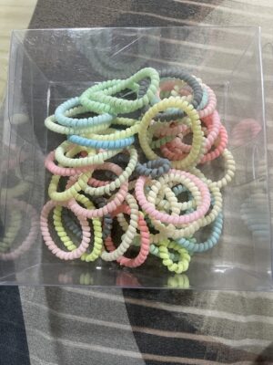 NEW Spiral hair rubber band pack of 40 pcs