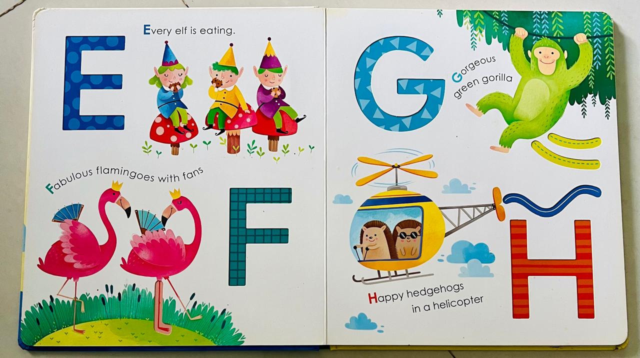 thrift baby board books on alphabets