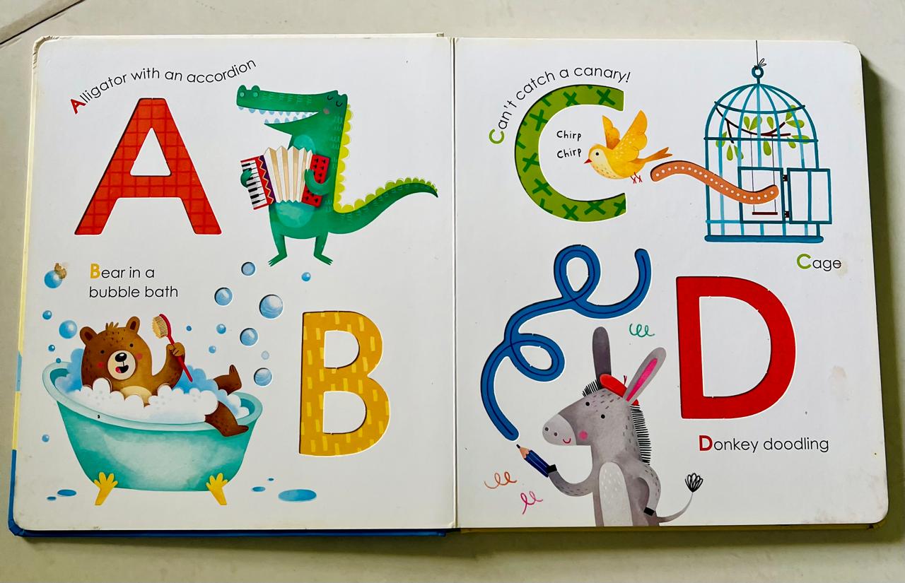 secondhand big letters ABC book for babies