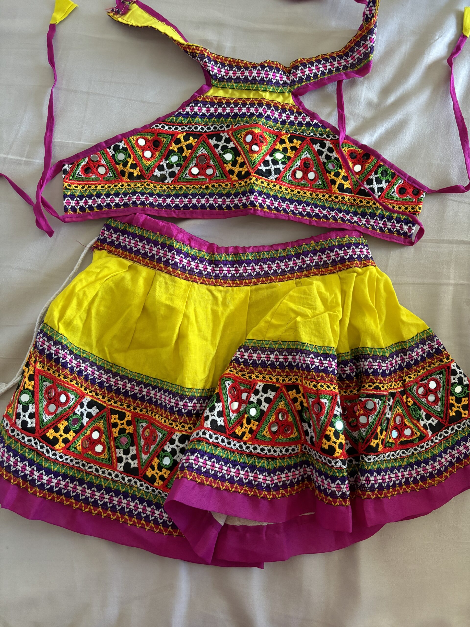 secondhand set of 2 baby girls chaniya cholis (9-18 months)