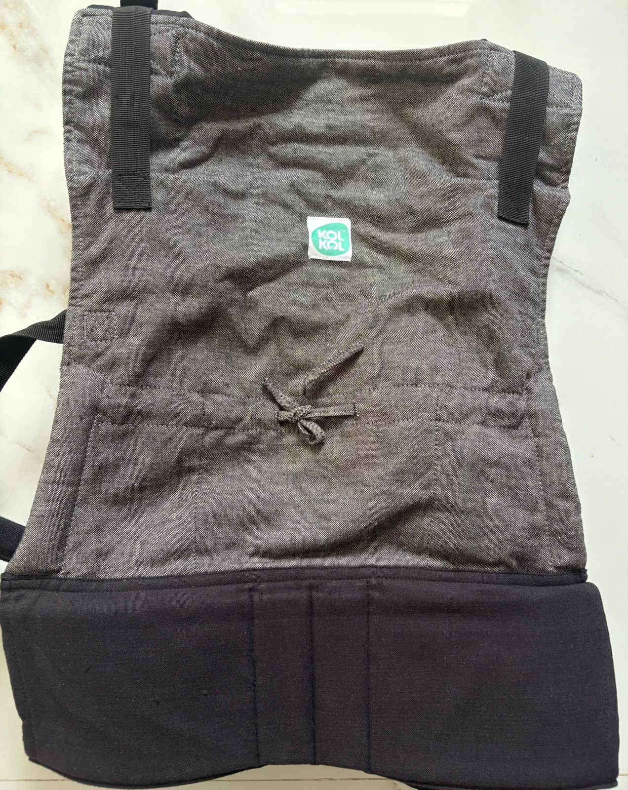 Gently used Kol Kol Adjustable Baby Carrier Charcoal for sale