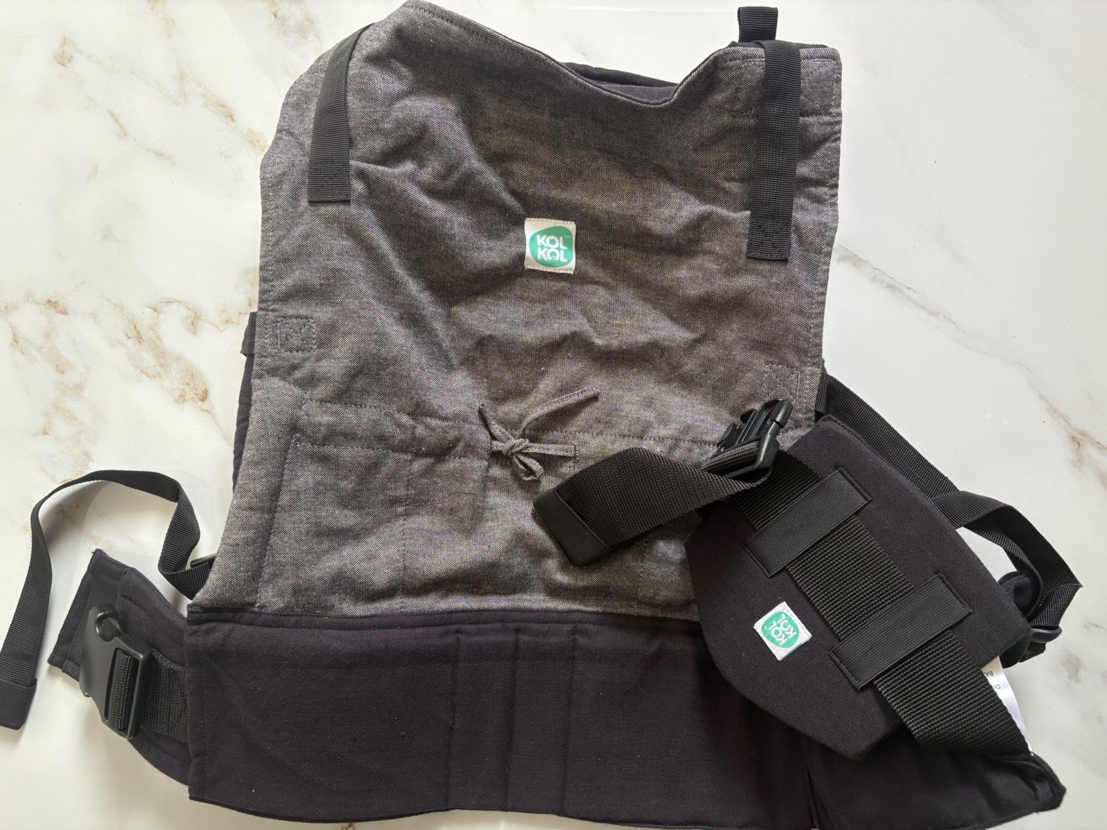 Thrift baby Kol Kol Adjustable Baby Carrier Charcoal