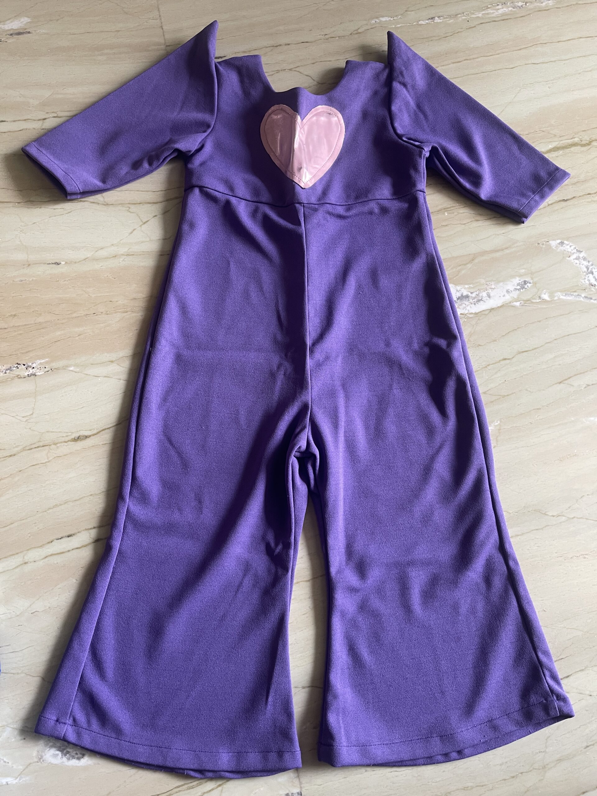 Preloved Nino by Vani mehta purple heart jumpsuit (2-4 years)