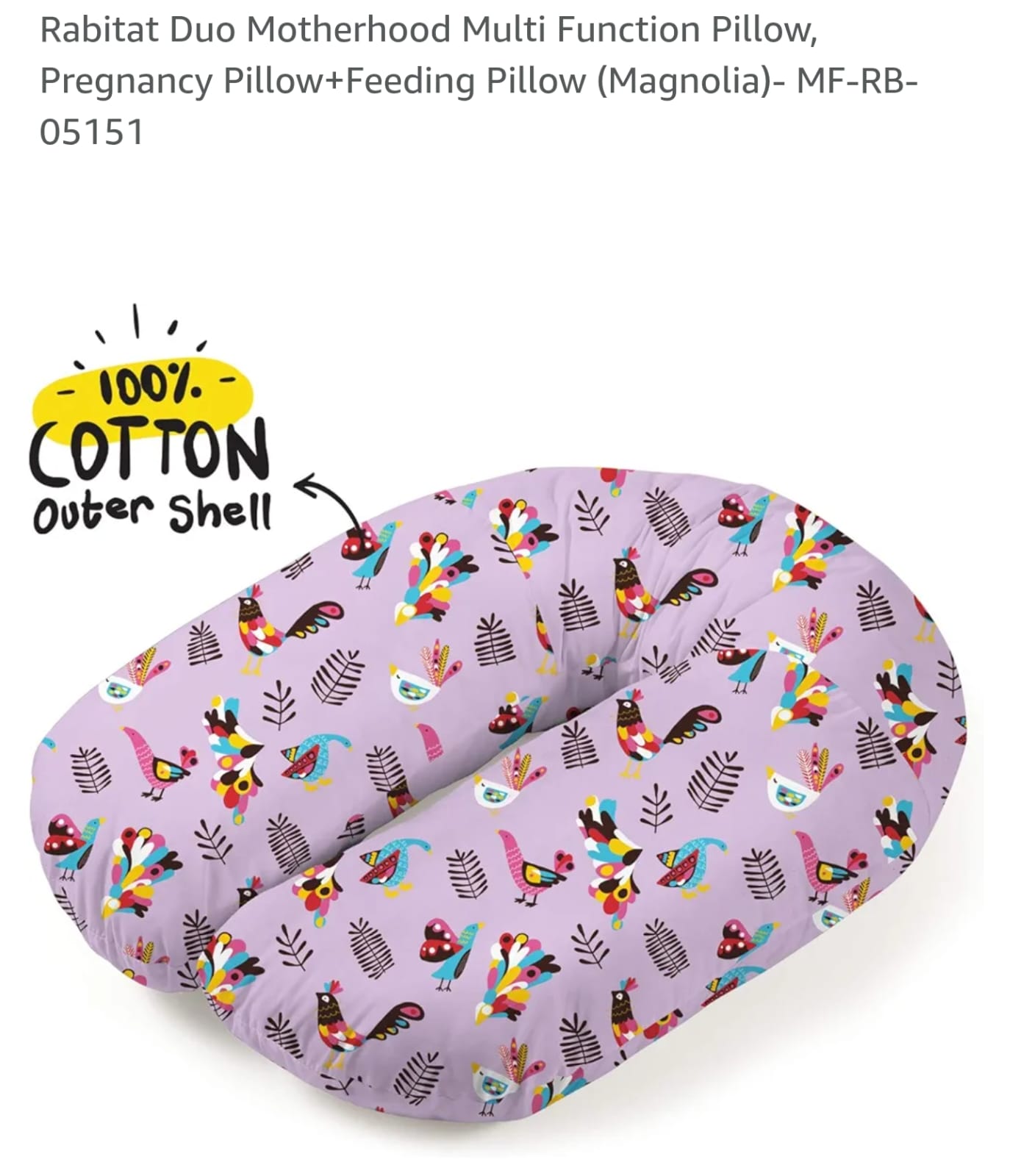 Secondhand Rabitat Duo motherhood multi function pregnancy and feeding pillow ( Pune )