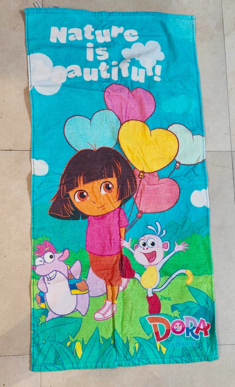 Preowned Preloved Dora The Explorer Kids Towel