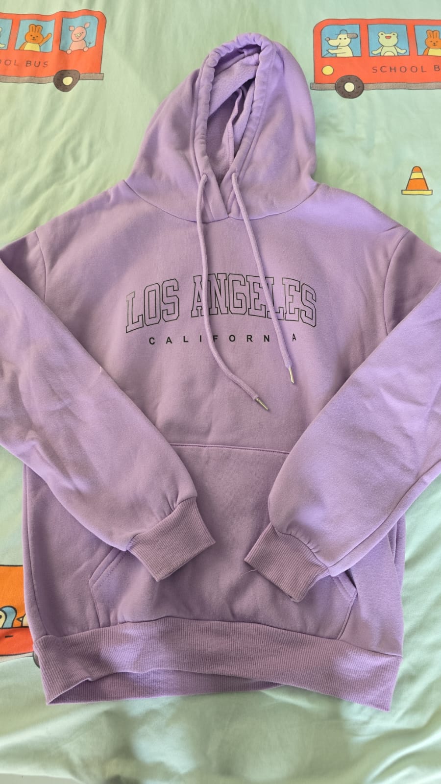 secondhand purple hoodie cum sweatshirt (10-12 years)