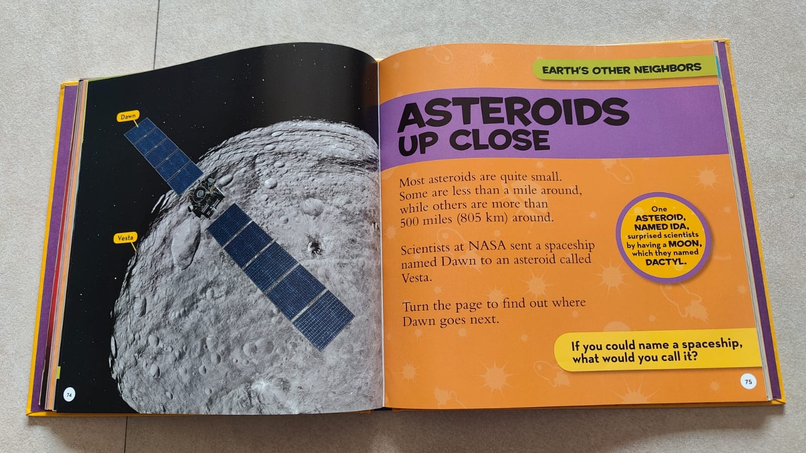 kids educational space book