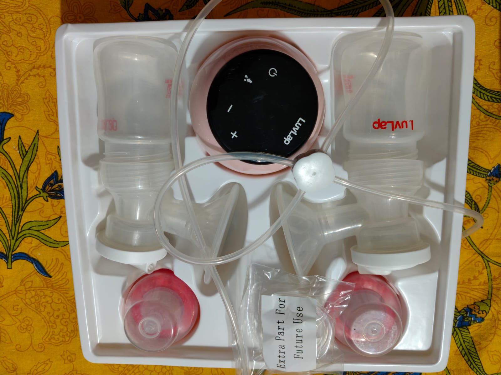 Second hand gently used Luvlap double electric breast pump for sale