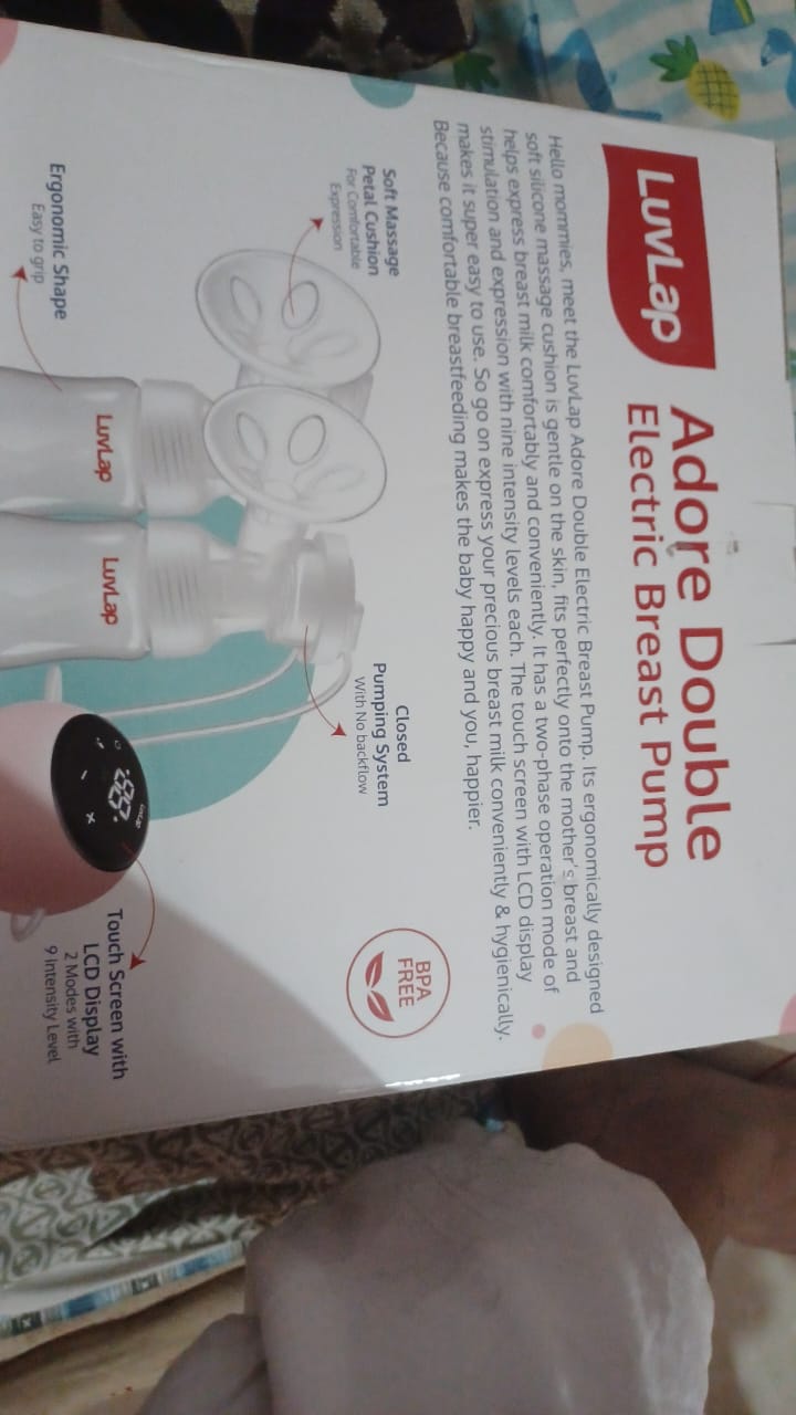 Secondhand Like New Luvlap dual electric breast feeding pump
