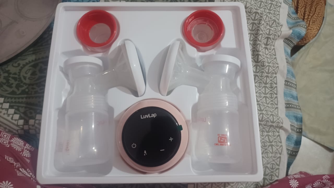 Preowned Like New Luvlap dual electric breast feeding pump