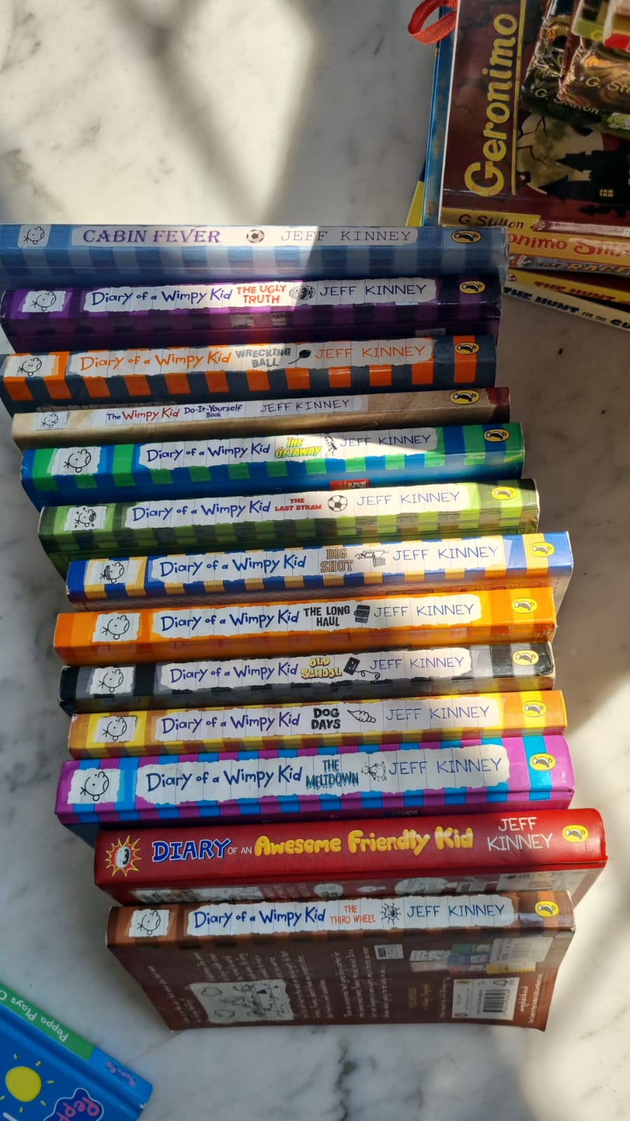 Secondhand Diary of a Wimpy Kid ( set of 13 books )