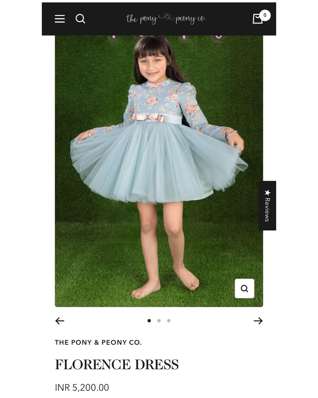 Secondhand Pony & Peony Kids Florence Dress (6-12 months)