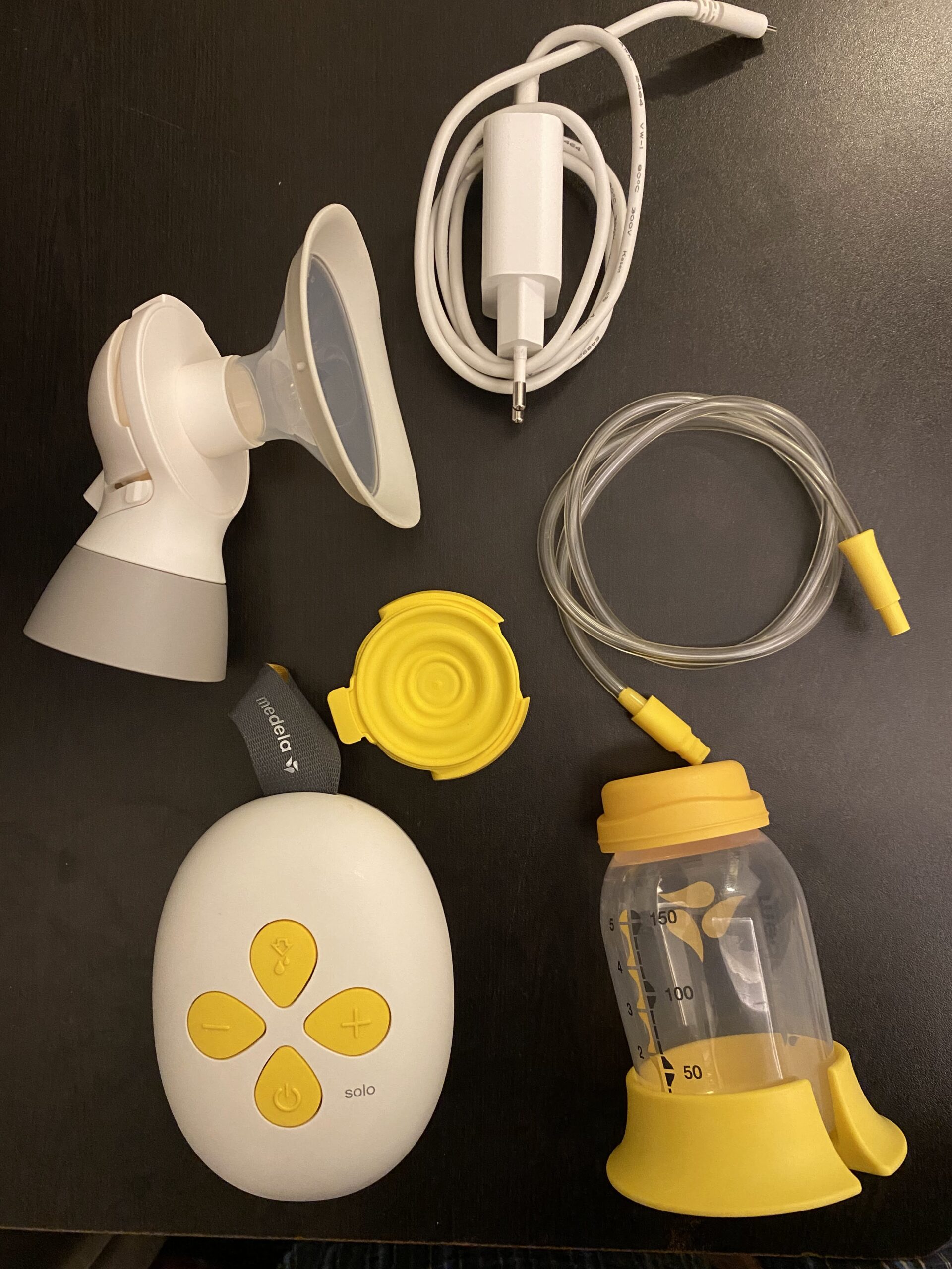 Solo electric breast pump all components