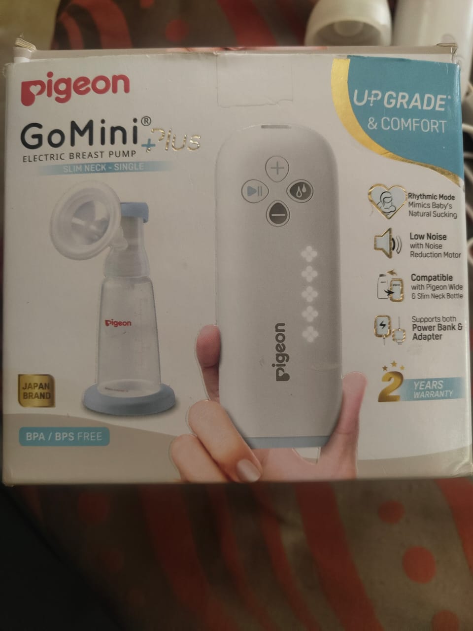 Secondhand Pigeon go mini plus electric breast pump