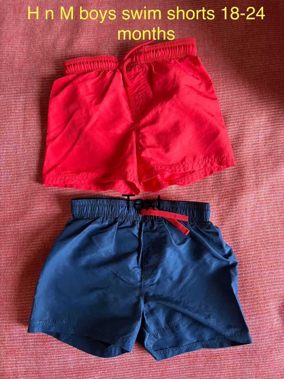 Preowned branded boys swimwear (18-24 months)