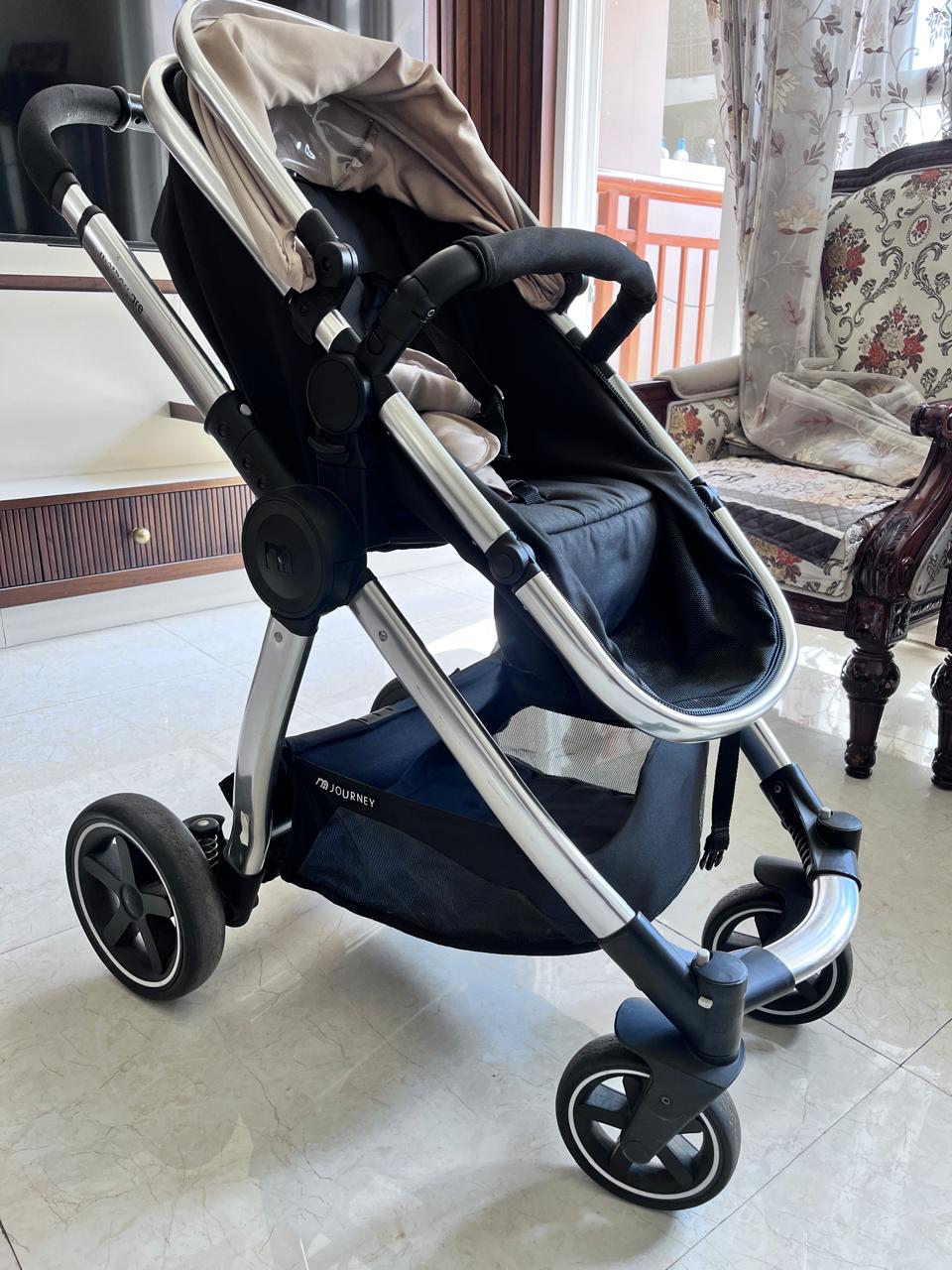 gently used very good condition Mothercare Travel System - stroller & car seat ( Navi Mumbai )