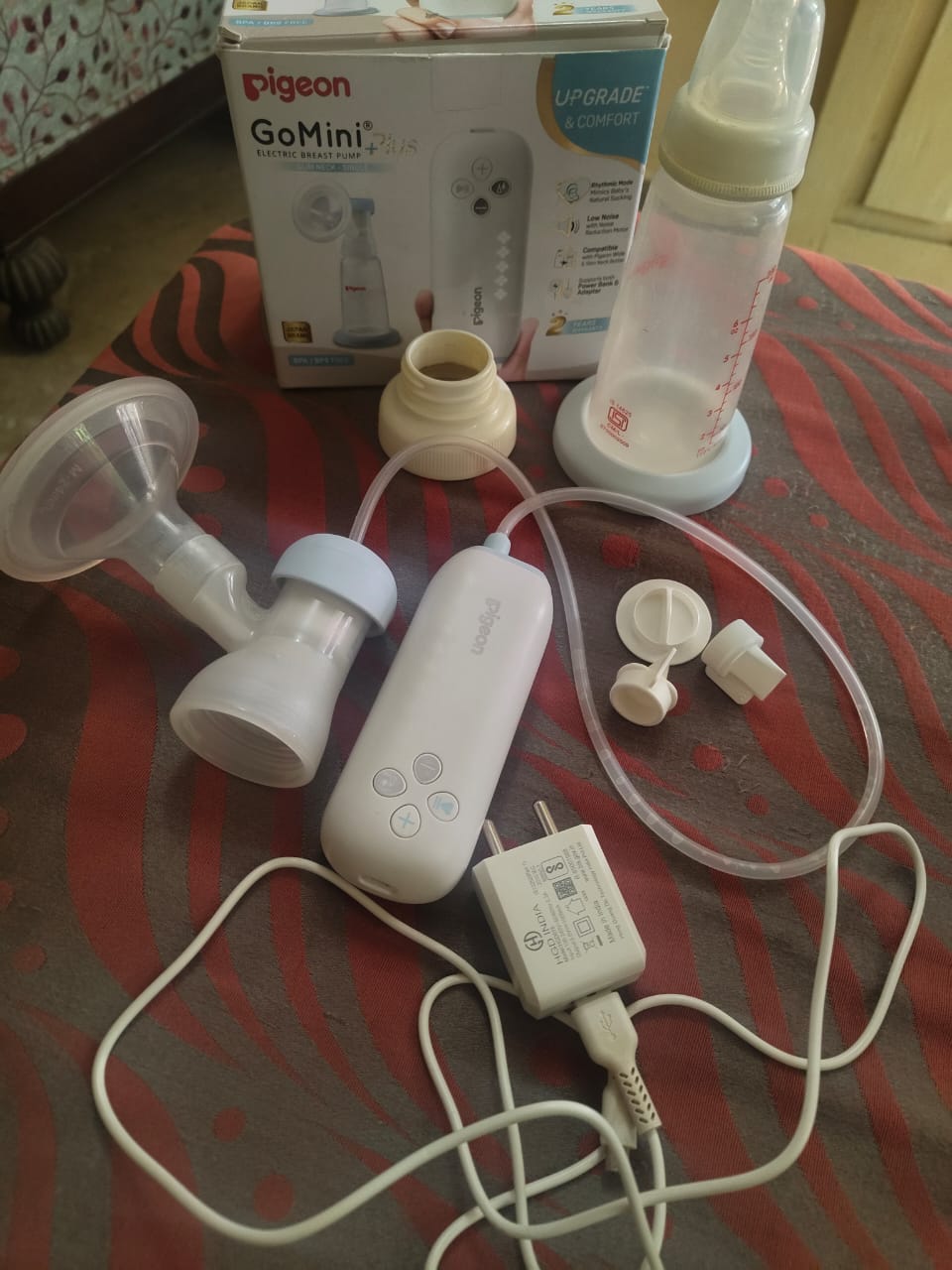 Used Pigeon go mini plus electric breast pump