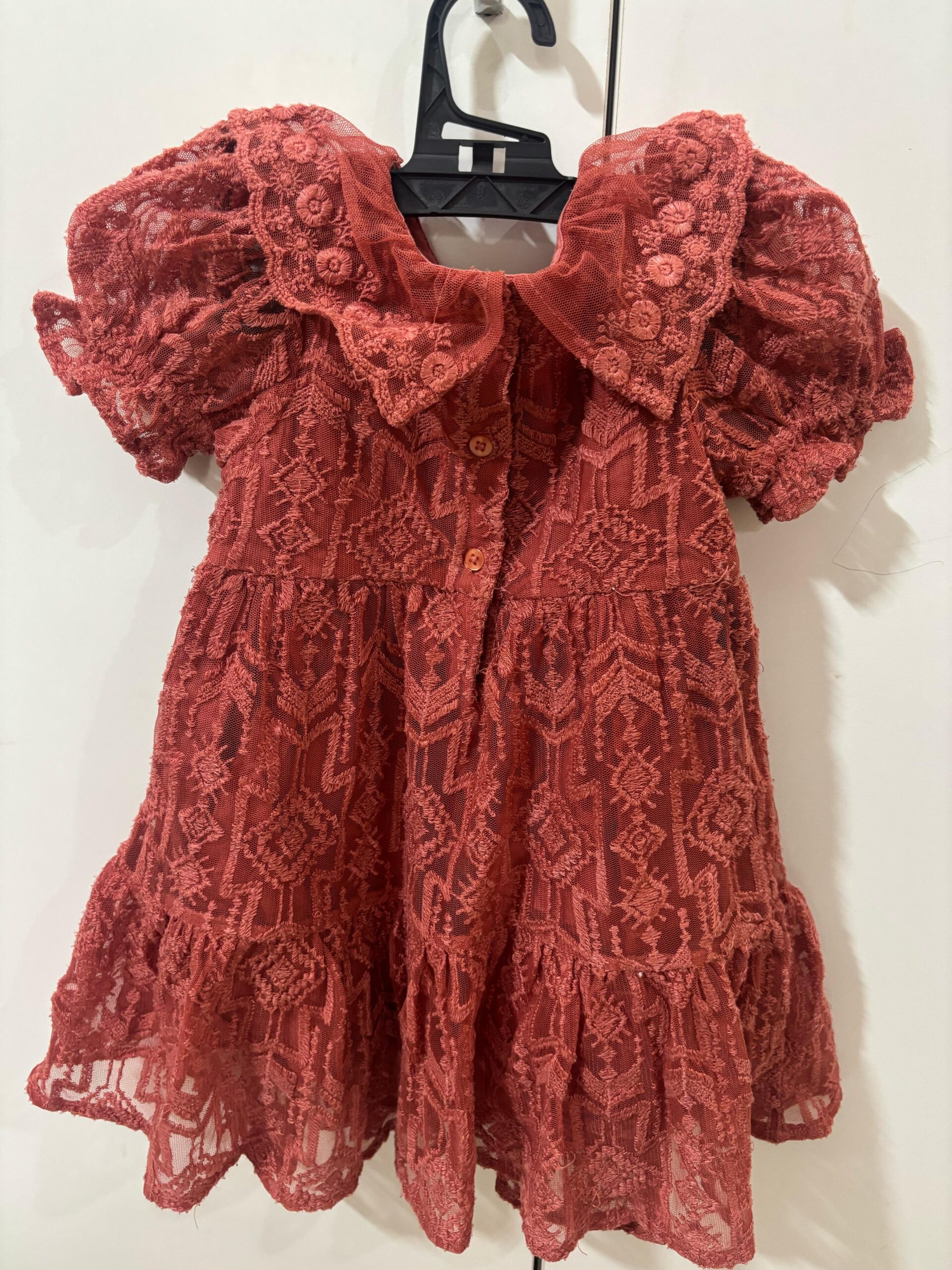Gently used secondhand girls party wear frock (2-3 years)