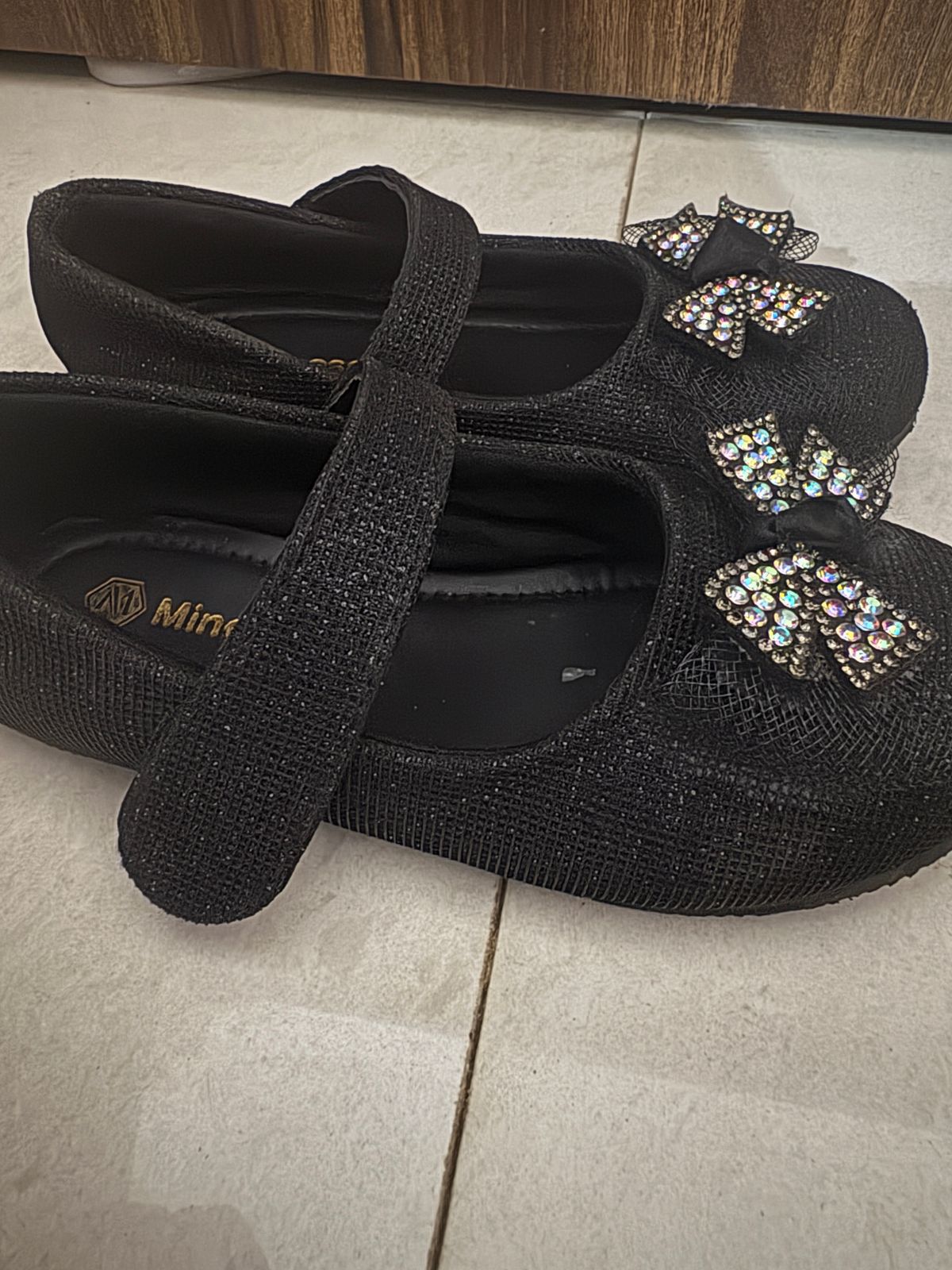 secondhand like new party wear shoes for girls (2-3 years)