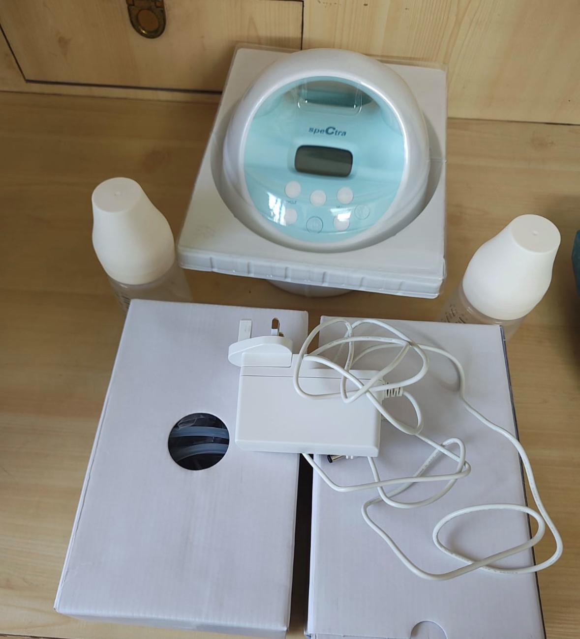 Preowned but unused NEW Spectra S1 double electric breast pump