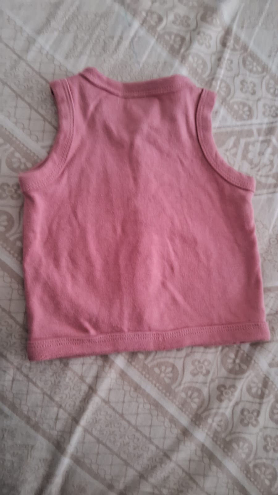 Thrifted newborn baby shirt gently worn