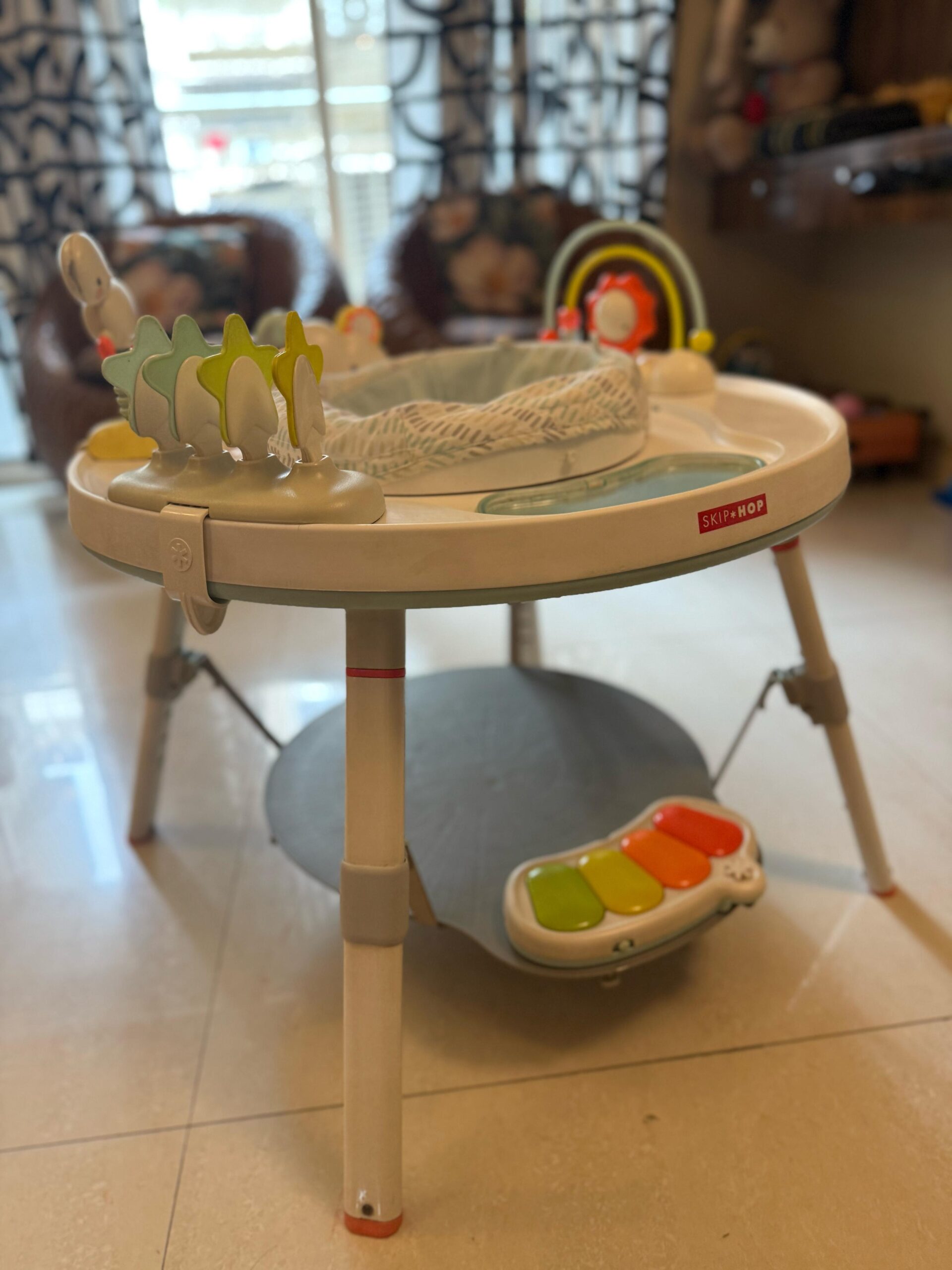 Preowned gently used great condition Skip Hop Activity Center / baby jumper / baby jumper for sale in Mumbai on My Thrift Baby Loot