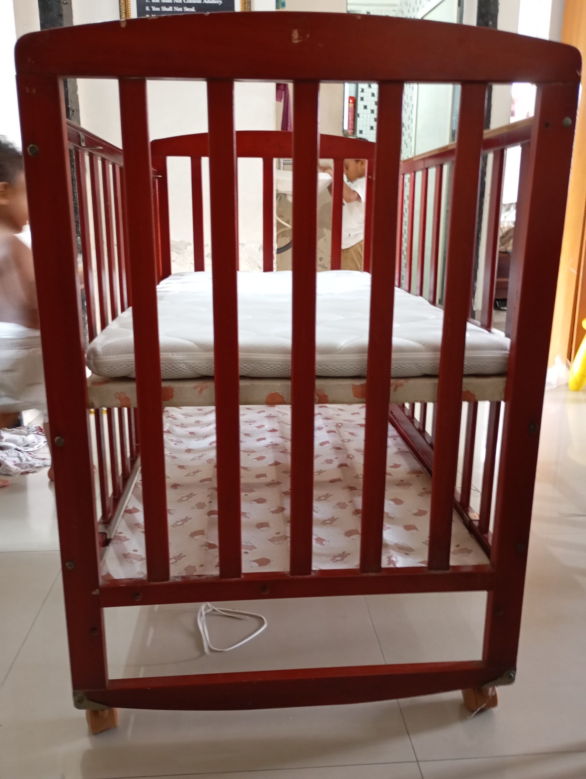 Gently used good condition Luvlap baby crib for sale in Mumbai