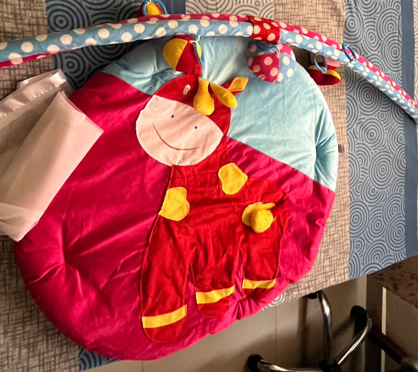 Secondhand but unused New Babyhug baby activity gym for interactive play
