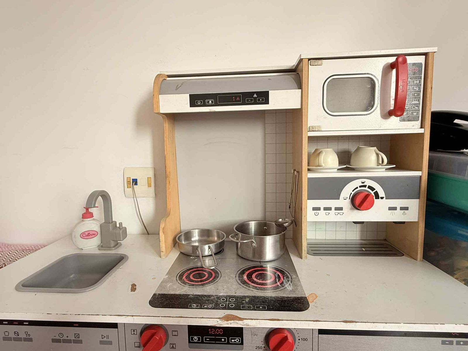 Hape wooden play kitchen - preloved kids toy listed in Gurgaon