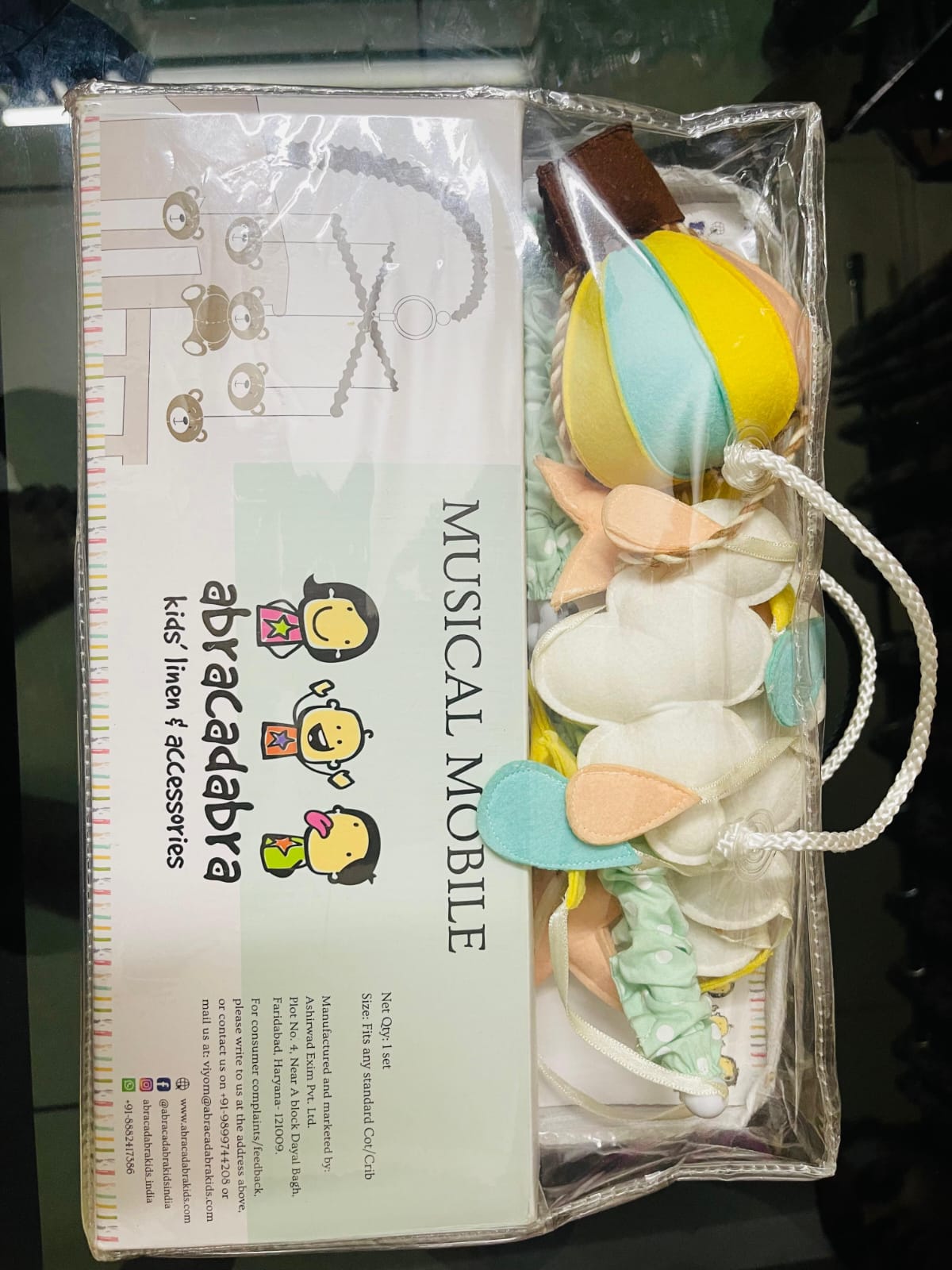 Secondhand Abracadabra musical cot mobile