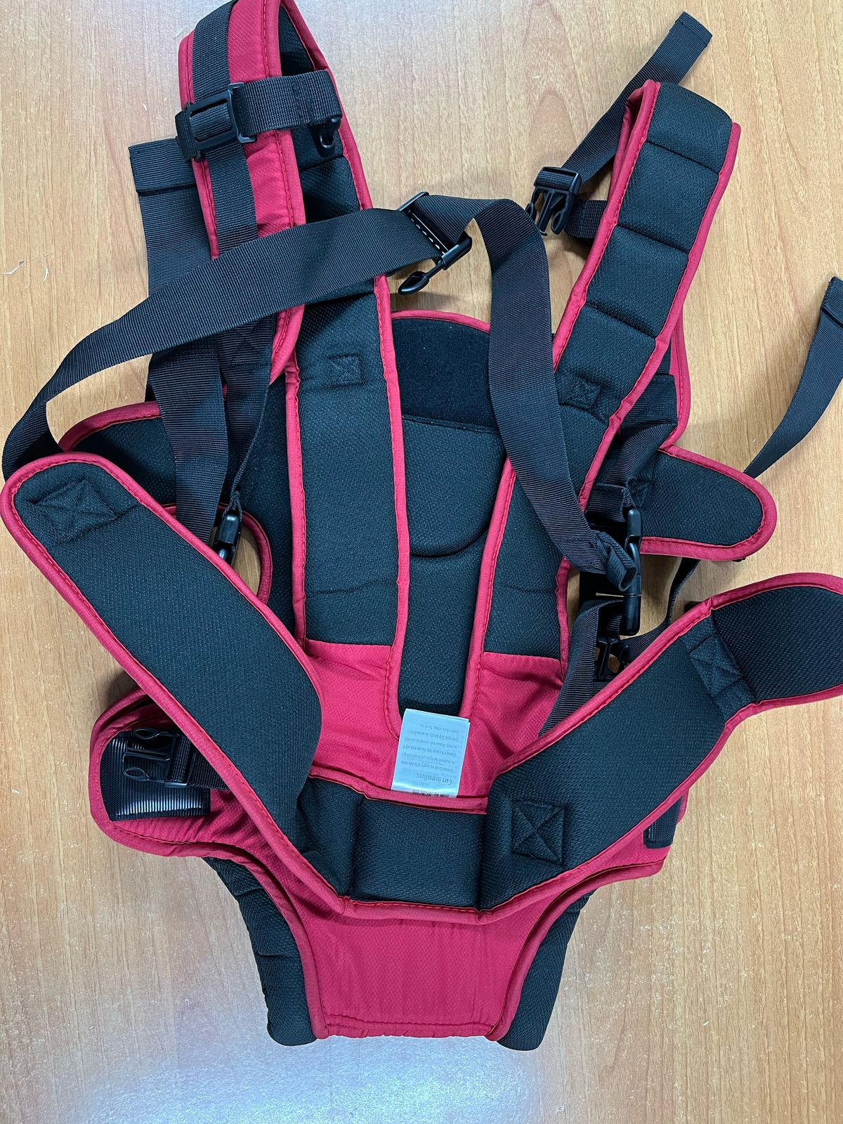 Unused Babyhug First Blossom 3-in-1 Baby Carrier: Ergonomic with breathable mesh, Padded straps, Cushioned leg openings, and versatile carrying positions for ultimate baby comfort and Parent convenience-Red