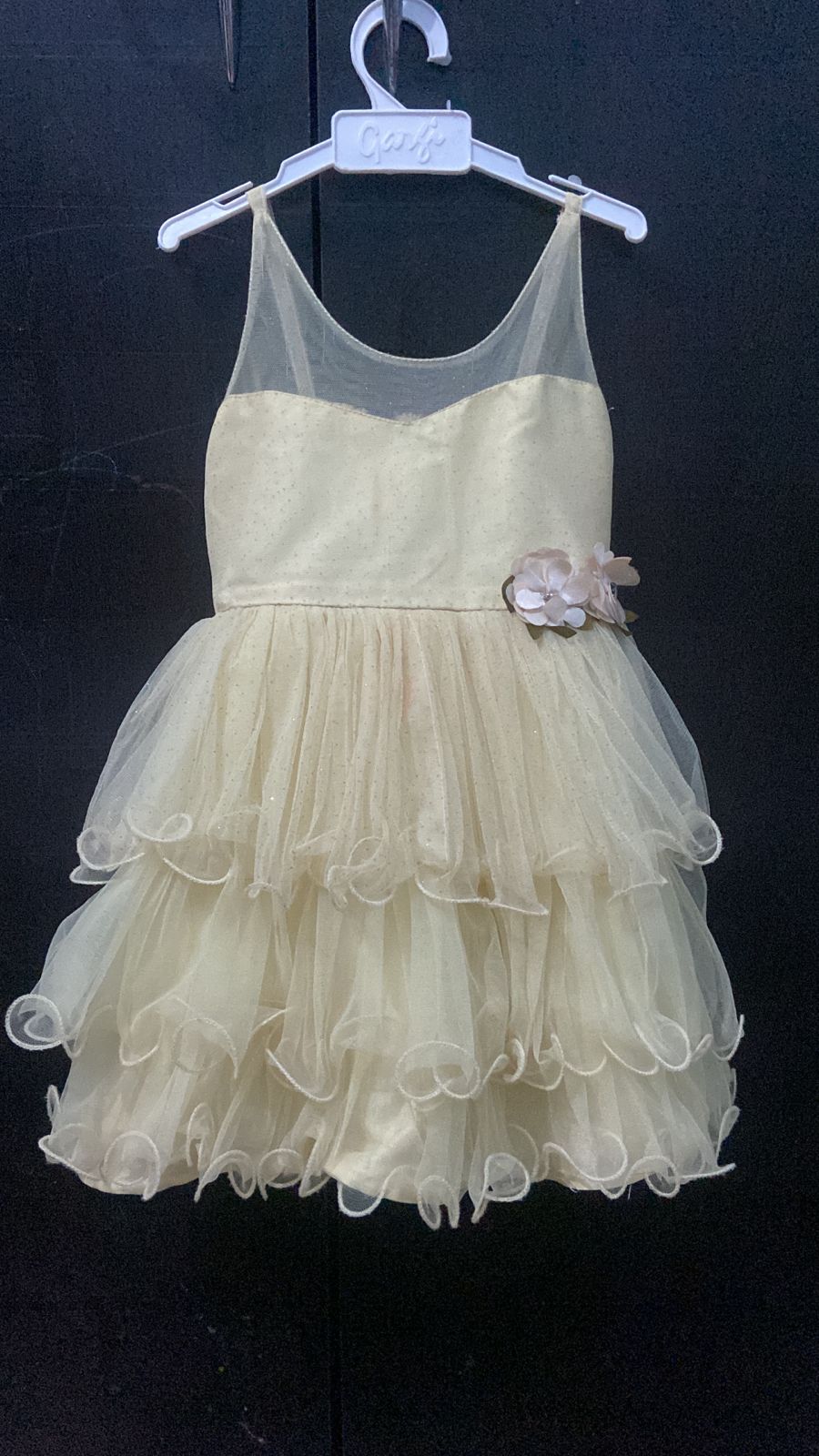 Eco-friendly preloved partywear frock for 18-24 month baby girl