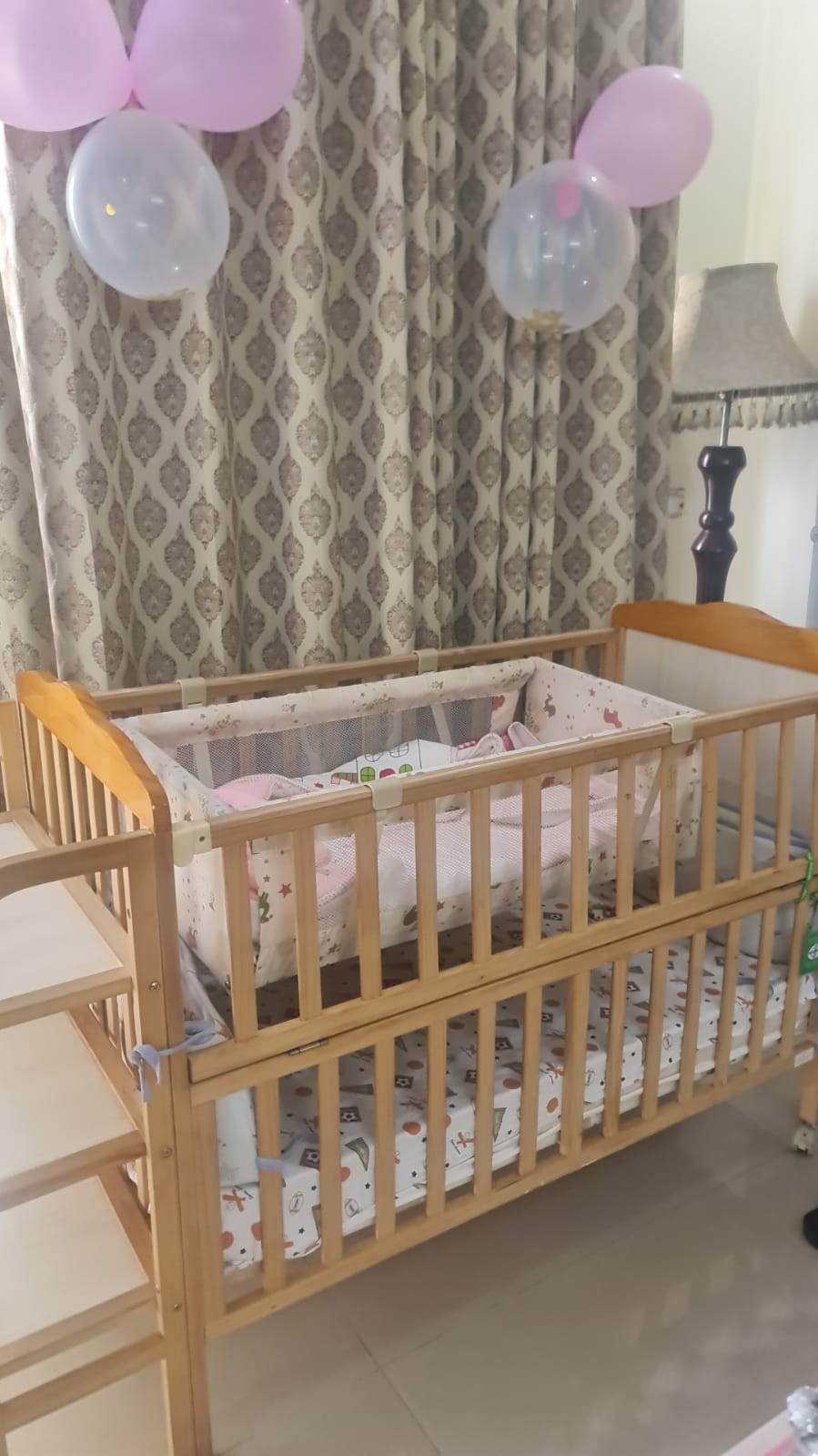 Used Babyhug cot for sale in Faridabad – sustainable baby furniture
