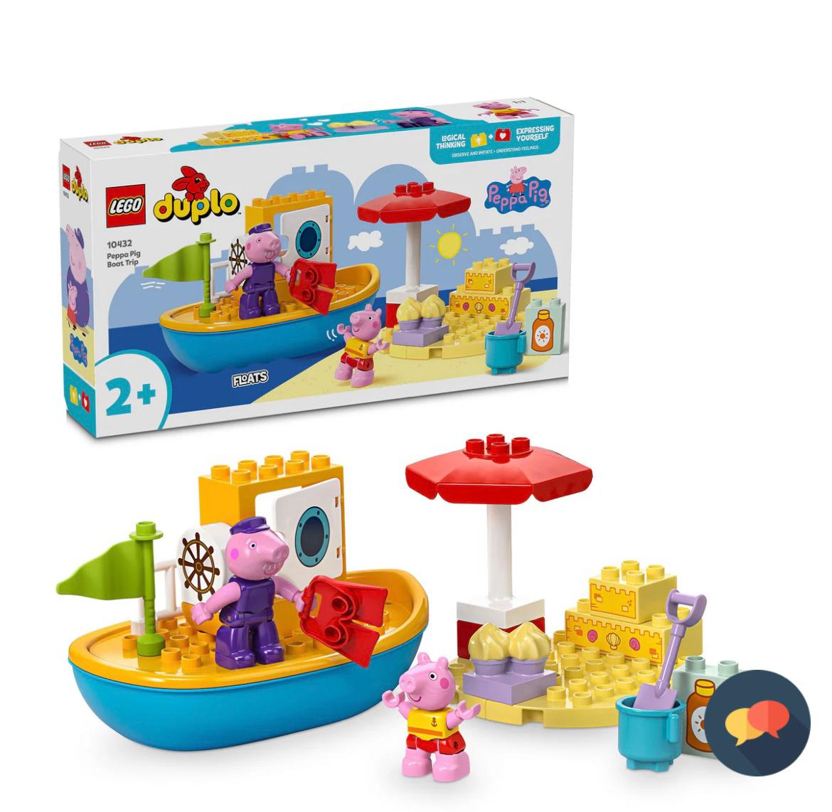 Sustainable Peppa Pig Lego Duplo Boat Trip set secondhand