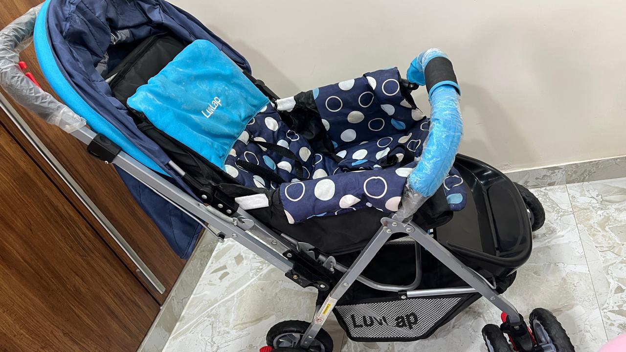 Thrifted LuvLap Sunshine stroller India – preowned and in good condition