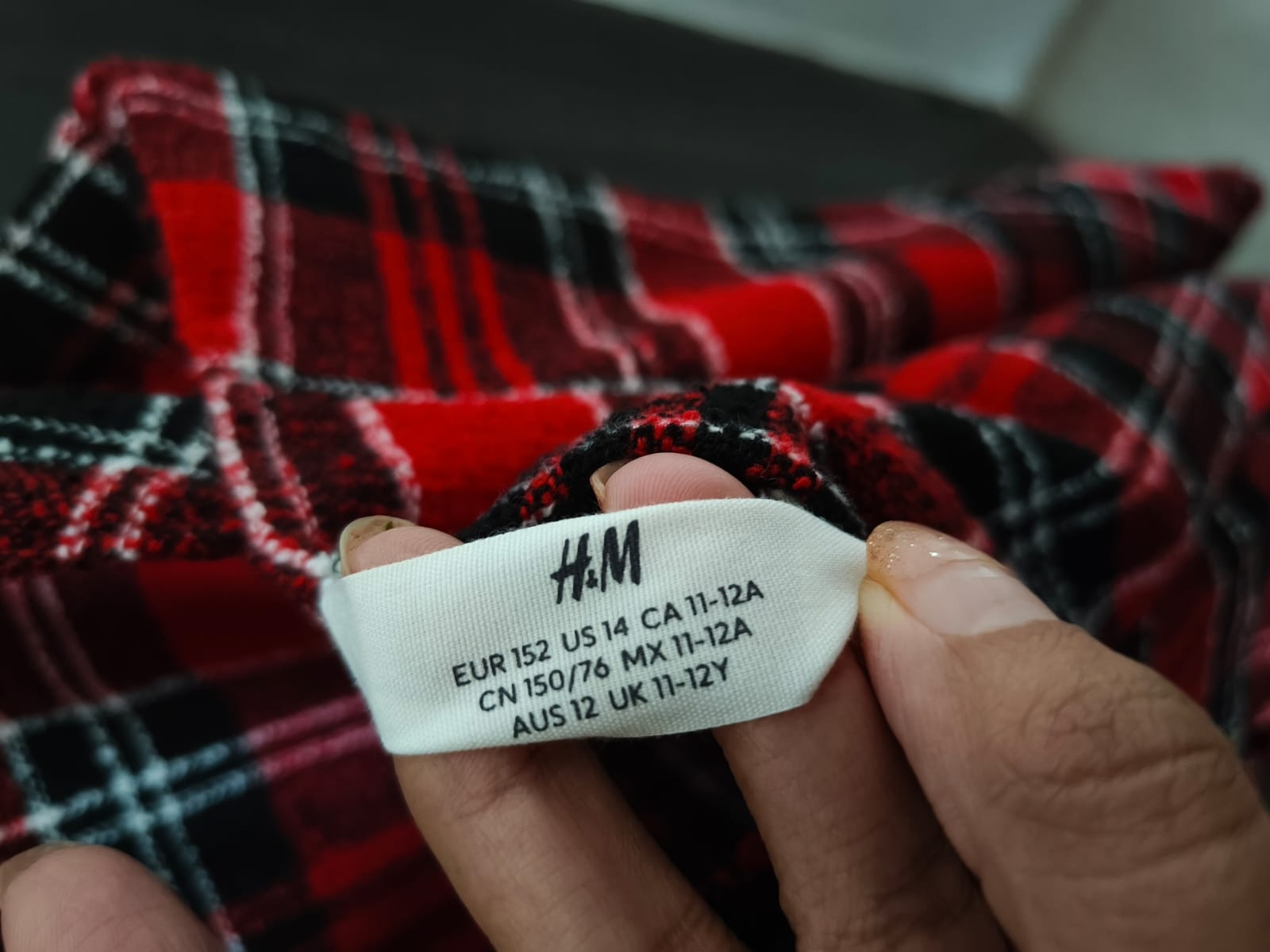 Thrifted red dress H&M for girls aged 8 to 10