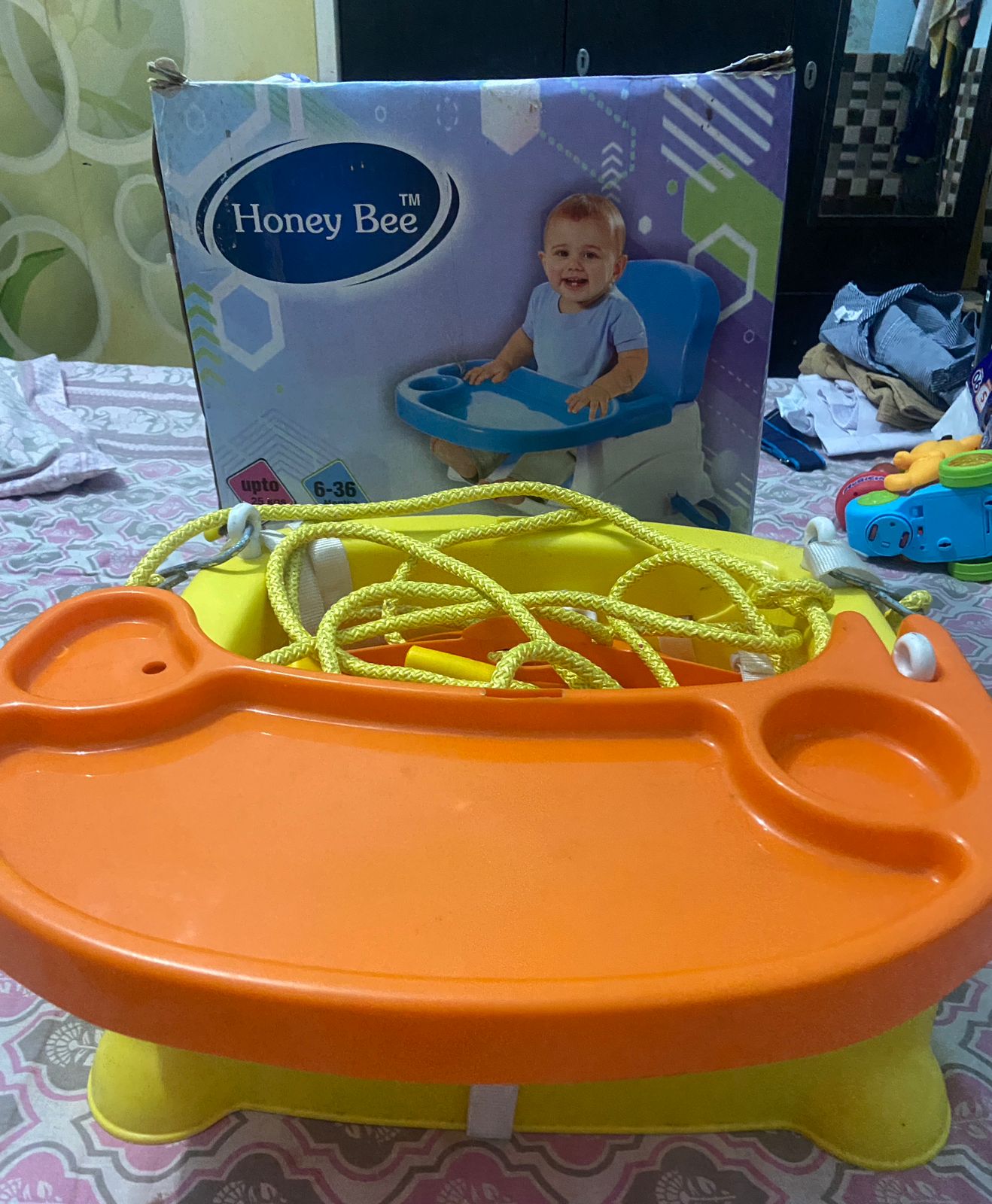 Used baby booster swing seat in excellent condition