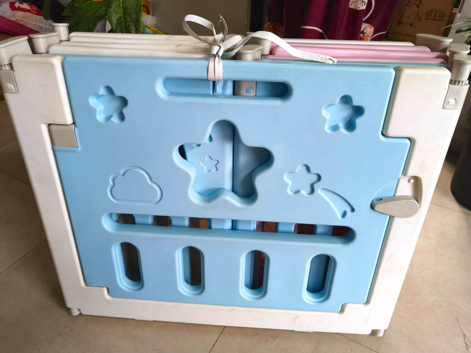 Thrifted Babybee baby play yard sustainable gear